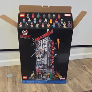 LEGO Marvel Daily Bugle Building Set BOX ONLY NO LEGO NO INSTRUCTIONS